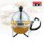stainless steel tea maker,glass tea pot set