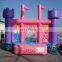 Customized wrestling ring in bouncer moonwalk bounce house inflatable bouncy castle for kids