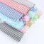 Cotton twill printed fabric grid 5mm kindergarten baby pure cotton bedding bag edge fabric wholesale