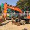 Japan import second hand hitachi zx130 wheel excavator machinery in excellent quality