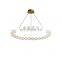 Indoor Decorate Bedroom Living Room Dining Chandelier Modern Copper Acrylic String of Beads Pendant Light