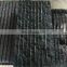 Line chiselled black basalt fountain wall tiles