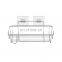 Oem Manufacturer Multifunctional Wall Mounted Metal Shower Towel Storge Shelf Bathroom Rack With Magic Sticker