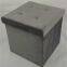 Foldable storage velvet ottoman