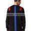 2016 new design decorated black lightweight cotton sweatshirt for mens