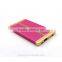 6000mah power bank portable charger luxury leather material
