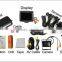 Auto parking rear view camera with lcd monitor and 4 sensors for truck