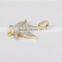 Custom high quality cheap hip hop 925 sterling silver leafage pendant
