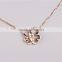 Dubai jewellry butterfly necklace girl's silver sterling necklace fashion jewelry