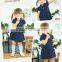 Japanese wholesale cute polka dot half sleeve baby cotton frocks designs wear