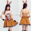 Halloween women dress Christmas elk sexy reindeer cosplay costume