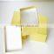 China packing 2015 popular custom gift paper jewelry box in gold color