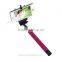 High quality Useful cable take pole selfie stick for phone