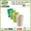 natural colored cup unbreakable bamboo fiber mug cup with silicone lid