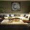 Hot sales New design Elegant corner wooden sofa leather sofa
