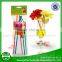 new design colorful flower party drinking funny straws