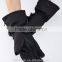 Heated gloves linner with touch screen finger for christmas 2016