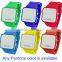 Modern design cheap sky blue digital lovely silicone watch