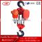 heavy duty electric crane DHS type 10t 15t 20t capacity 6M low price electric chain hoist with steel hook