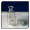 250ml 10oz ribbed shaped glass aroma bottles with glass top DH174