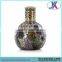 Wholesale candle glass mosaic oil burner, mosaic glass oil lamp