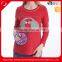 Custom Spandex Organic Cotton Interlock Applique Maternity Clothes