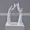 elegant white fiberglass mannequin hand for jewelry display