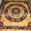 lizards printed round mandala tapestry