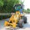ZL10 wheel loader with a totally new appreance Small loader with new wide tires for European marketing