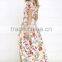 Ivory Floral Print Wrap Long Dress Latest Western Dress Designs Photos
