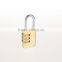 Yiwu Factory Direct 74MM padlock outdoor safe brass padlock with combination lock