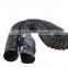 Antistatic flexible air duct hose with carrying bag