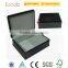 Glossy classic black shoe packing boxes wood