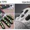 CE EN388 13g seamless HPPE knitted cut resistant TPR glove for Engineering