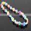 Custom children handmade diy jewelry acrylic heart bead necklace
