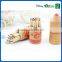 High quality 3.5 inch mini colored pencil set into wooden round pencil shaped tube