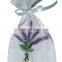 Hand embroidered lavender sachet/bag/pillow-floral embroidery ,monorgam bag