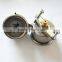 All stainless steel oil filled pressure gauge with back flange