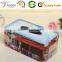 Factory Direct Sale Rectangular Tin Tissue Box Color Printing Metal Tissue Packaging Box