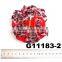 assorted beautiful bridal artificial hair flower with stones for sale
