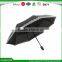 2016 21"*8K 3 folding black promotion car umbrella for mini