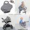 2016 Fashion Customized Multifunction Security Cotton Baby Canopy Blanket