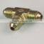 Quality most popular Brass iron Flare Male threaded Tee