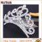Shining crystal heart pageant crowns, bridal crown queen crown for sale