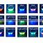 Supply Concert Products Remote Control 7 Colors Flashing Silicone LED Wristbands