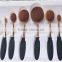 Oval Cream Power Professional oval Makeup Brush Puff Cosmetic Foundation rose gold oval makeup brush set