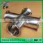 Sanitary cross stainless steel cross fittings