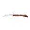 4 inch gift folding knife with key ring & wood handle