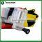 Motorcycle goggle with solid roll off system on lens