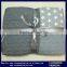 Christmas New Year Gift Blocks Check Patterns High Quality Quilts with Ribbon